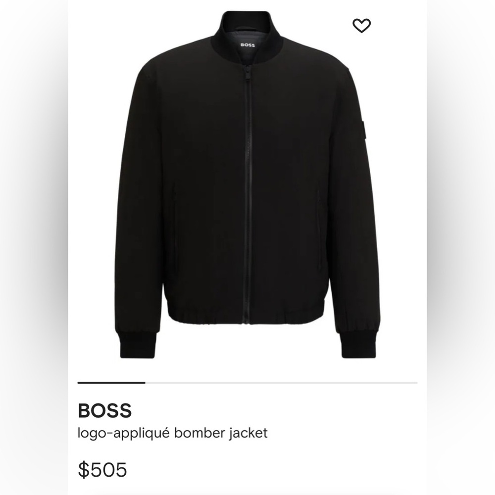 Boss T-Camby Techno Bomber Jacket Men's S slim fit